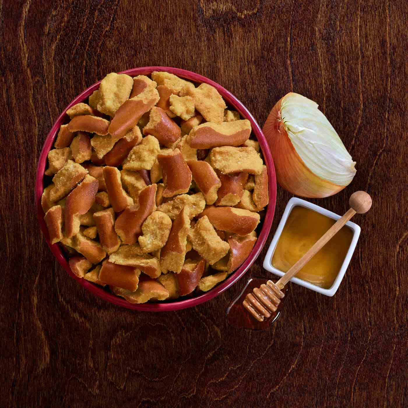 Snyder's of Hanover Honey Mustard & Onion Pretzel Pieces; image 4 of 10