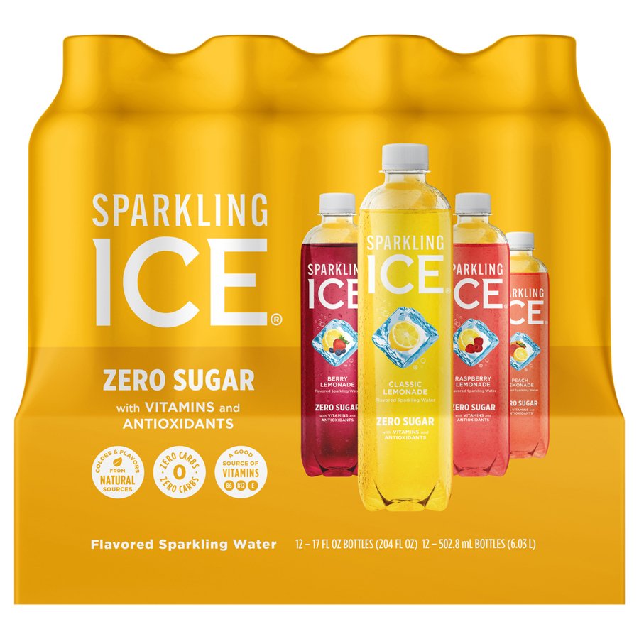 Sparkling Ice Zero Sugar Flavored Sparkling Water Variety Pack 12 pk Bottles, 17 oz