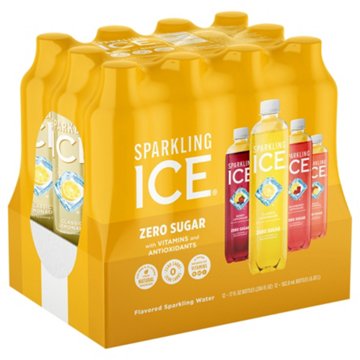 Sparkling Ice Zero Sugar Flavored Sparkling Water Variety Pack 12 pk Bottles