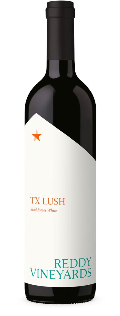 Reddy Vineyards TX Lush Semi Sweet White Wine, 750 mL