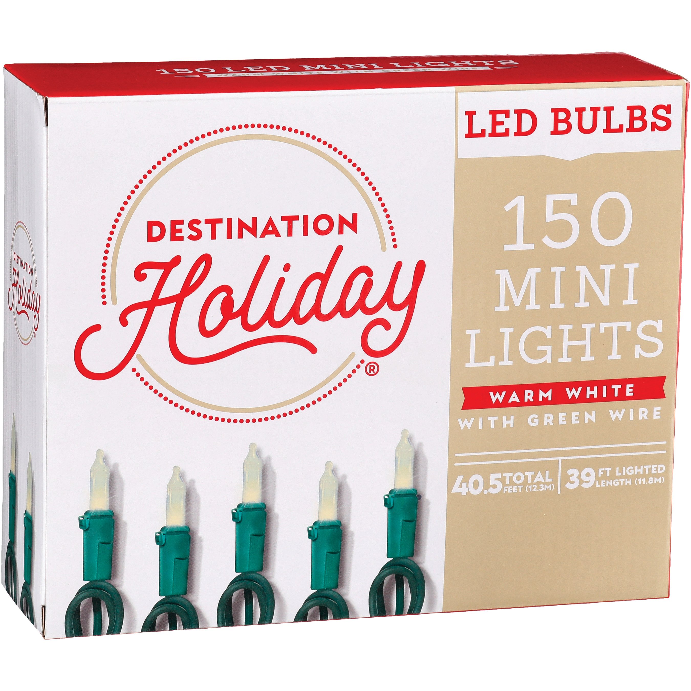 Holiday time 100 clear deals mini lights white wire