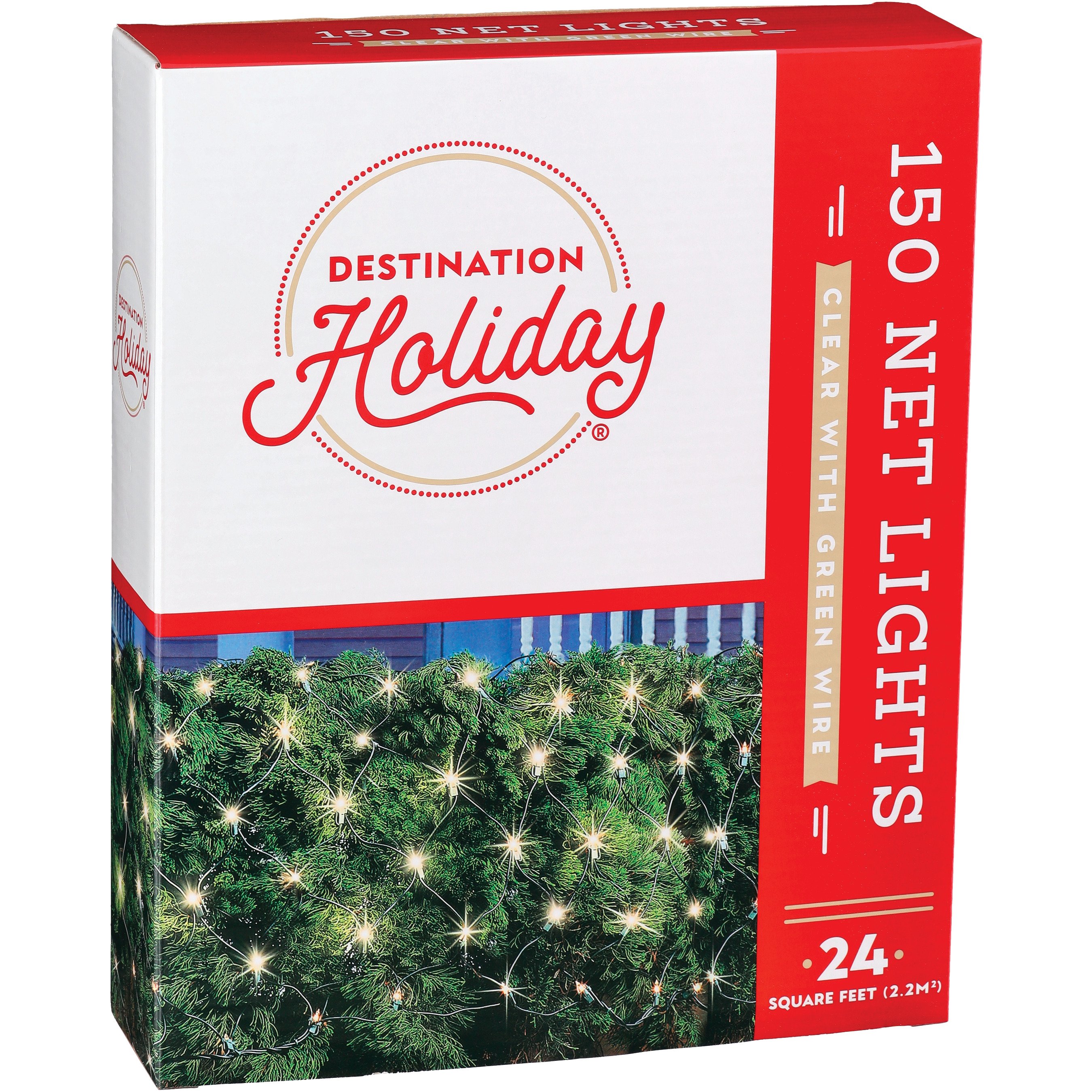 Destination Holiday Christmas Clear Light Net, 150 Ct Shop Seasonal