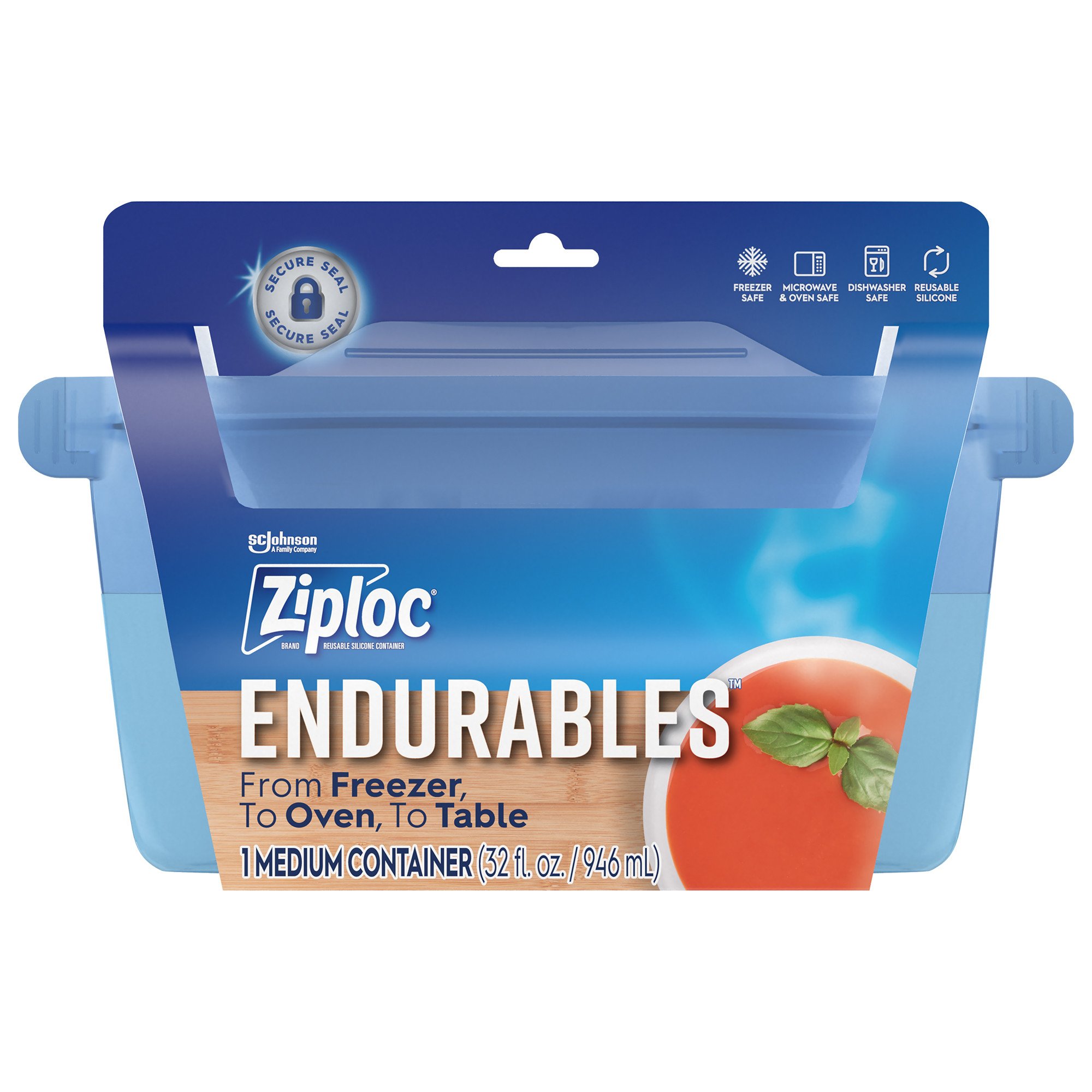 Ziploc Endurables Silicone Container - Medium - Shop Food Storage