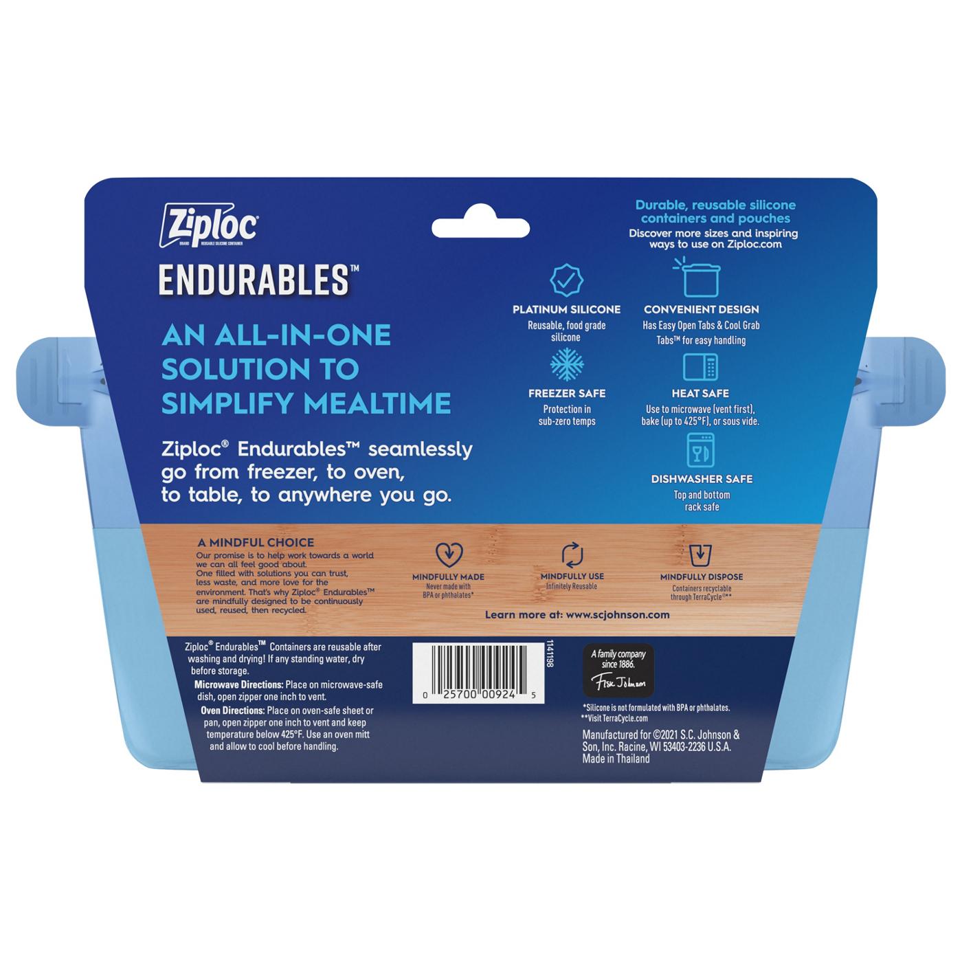 Ziploc Ziploc Endurables Medium Reusable Silicone Container - Safe for Microwave and Freezer - 32 fl oz; image 6 of 11