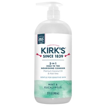 Kirk's 3-in-1 Nourishing Cleanser - Mint & Eucalyptus