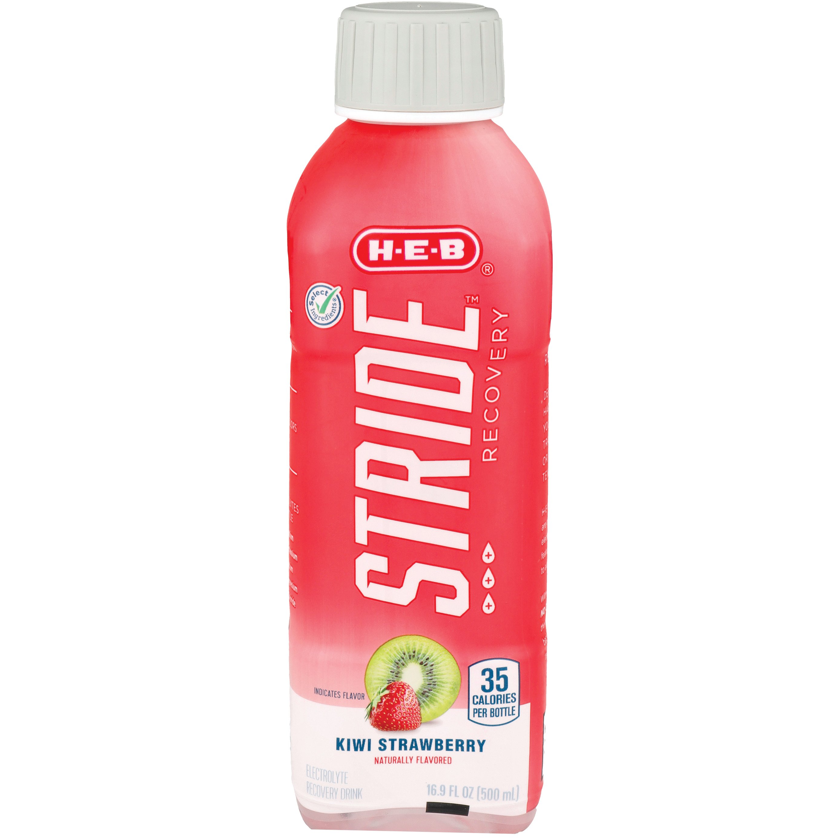 H-E-B Stride Electrolyte Recovery Drink - Strawberry Kiwi, 16.9 oz