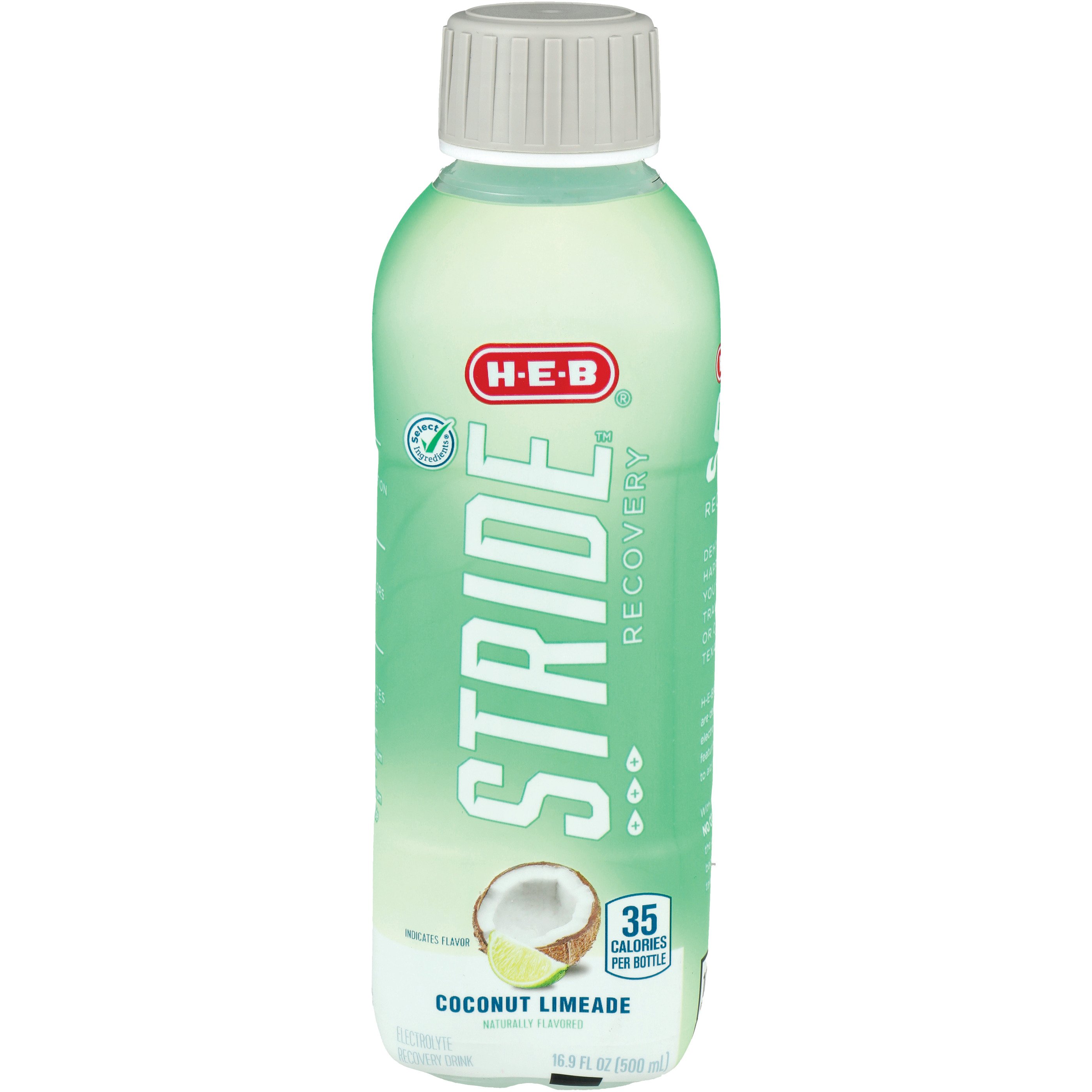 H-E-B Stride Electrolyte Recovery Drink - Coconut Limeade, 16.9 oz
