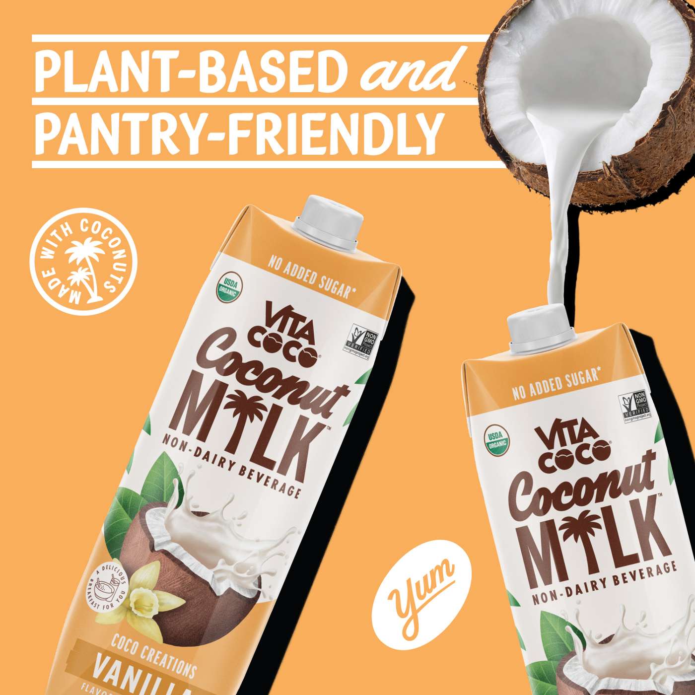 Vita Coco Coconut Milk Vanilla Non Dairy Beverage; image 5 of 6