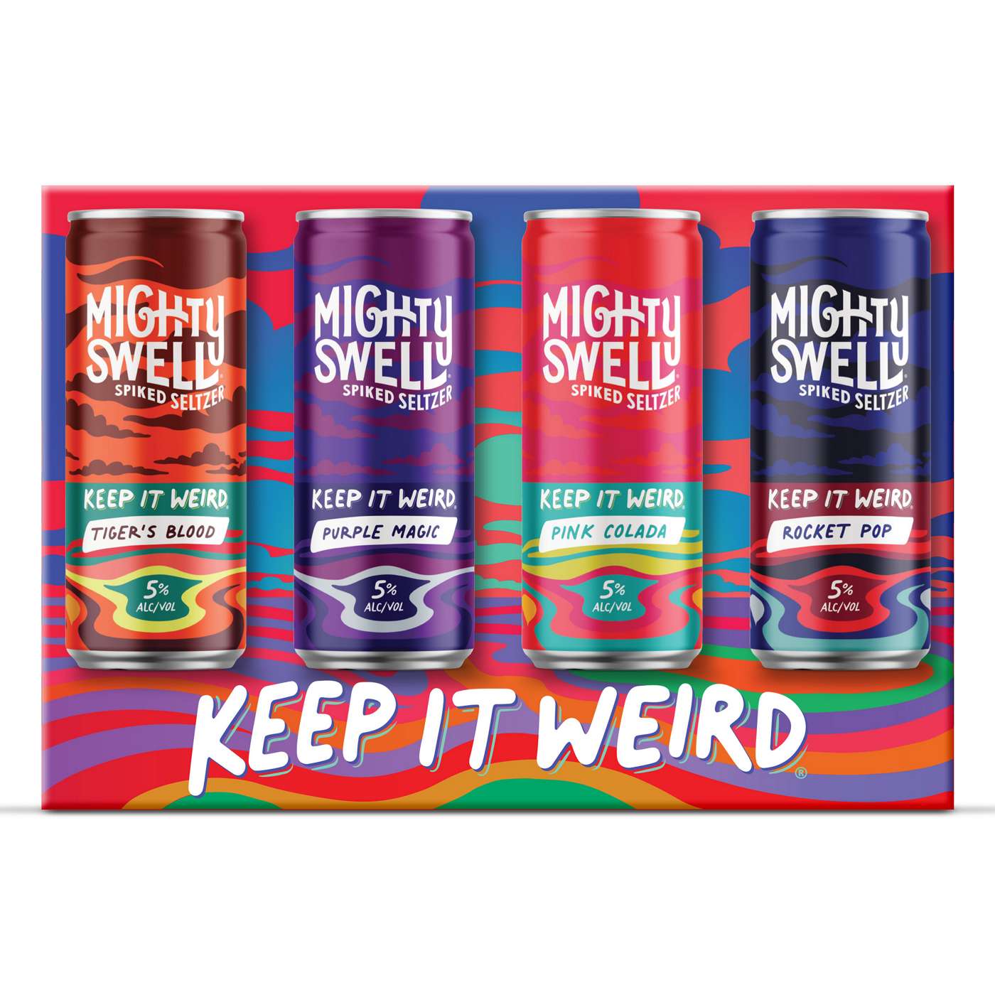 Mighty Swell Spiked Seltzer Keep It Weird Pack 12 pk Cans; image 2 of 4