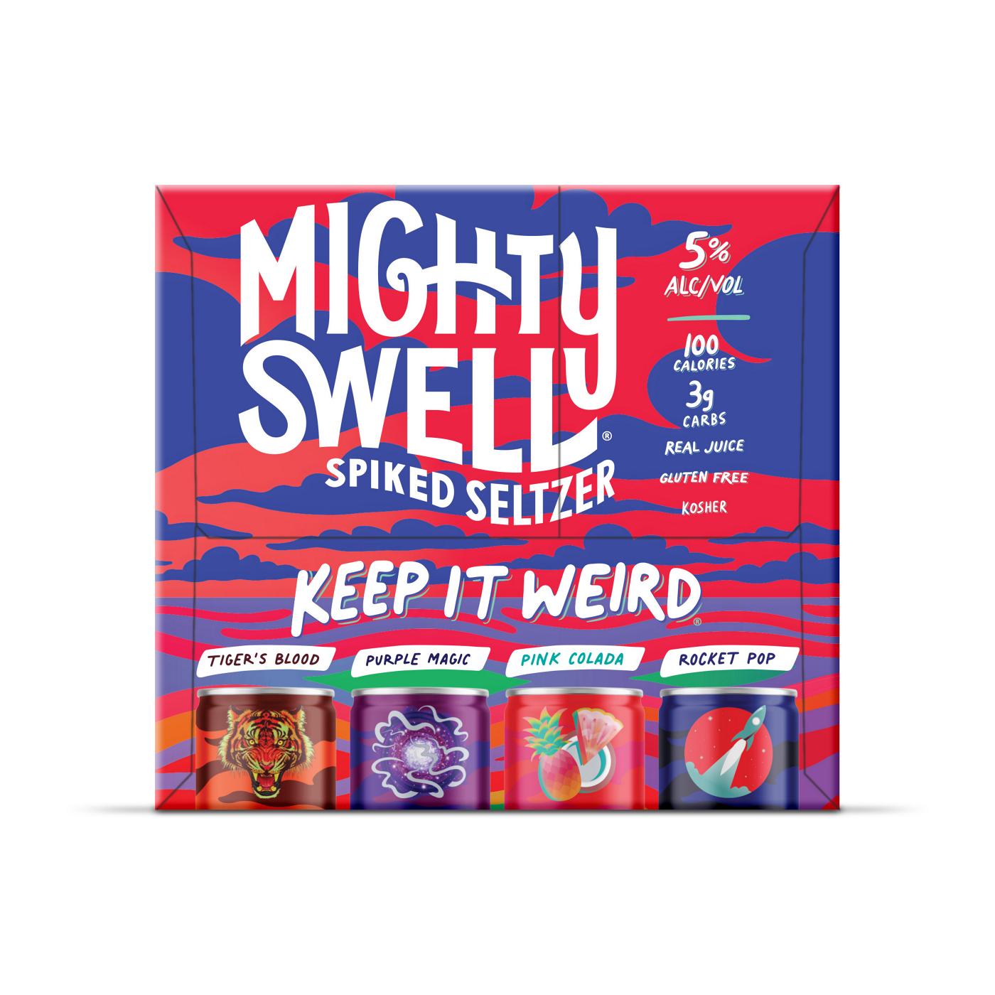 Mighty Swell Spiked Seltzer Keep It Weird Pack 12 pk Cans; image 4 of 5