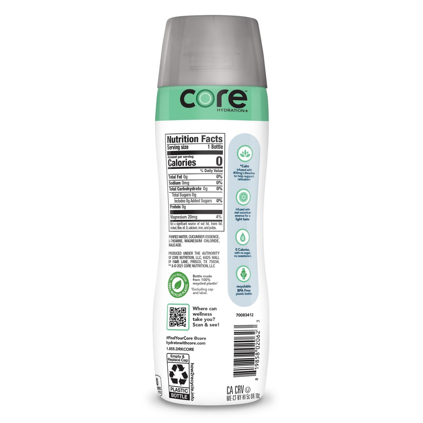 Core Hydration + Calm Cucumber Essence Nutrient Enhanced Water; image 4 of 4