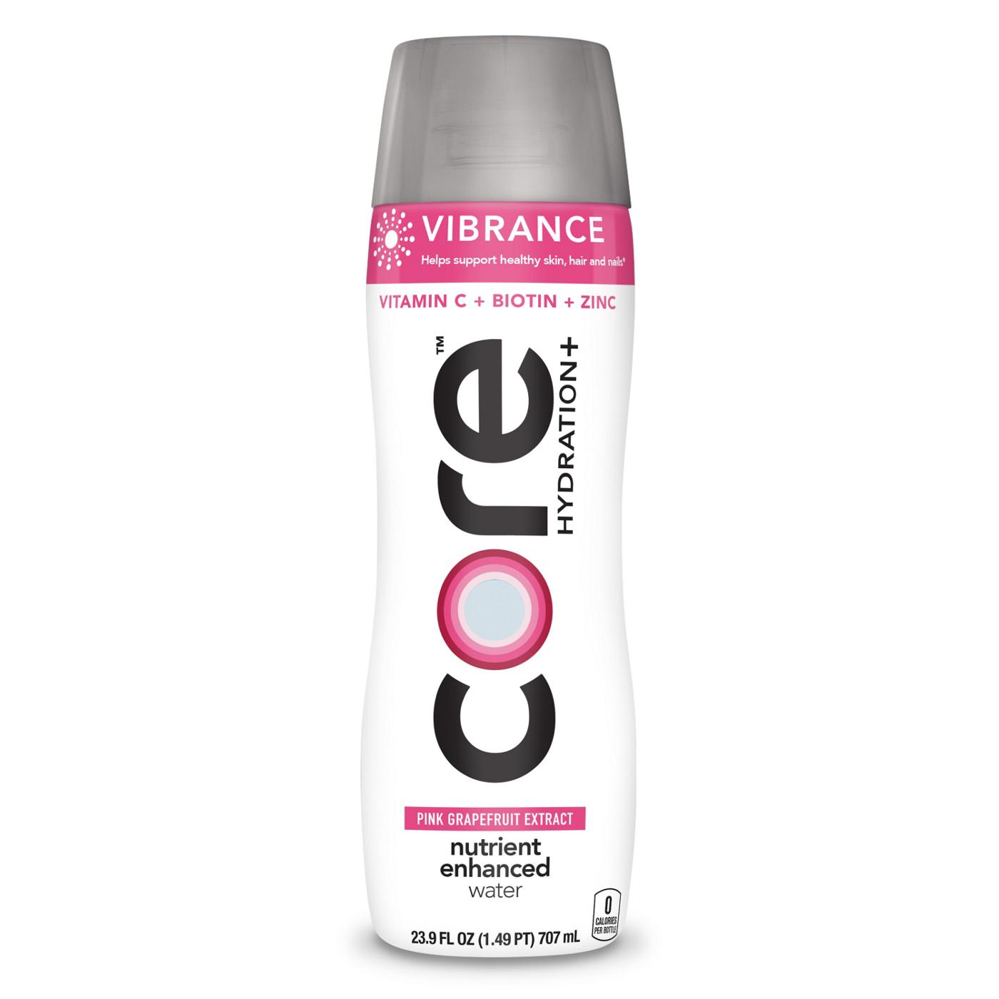 Core Hydration + Vibrance Pink Grapefruit Nutrient Enhanced Water; image 1 of 4