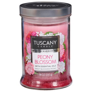 Tuscany Candle Peony Blossom Scented Candle, 18 oz