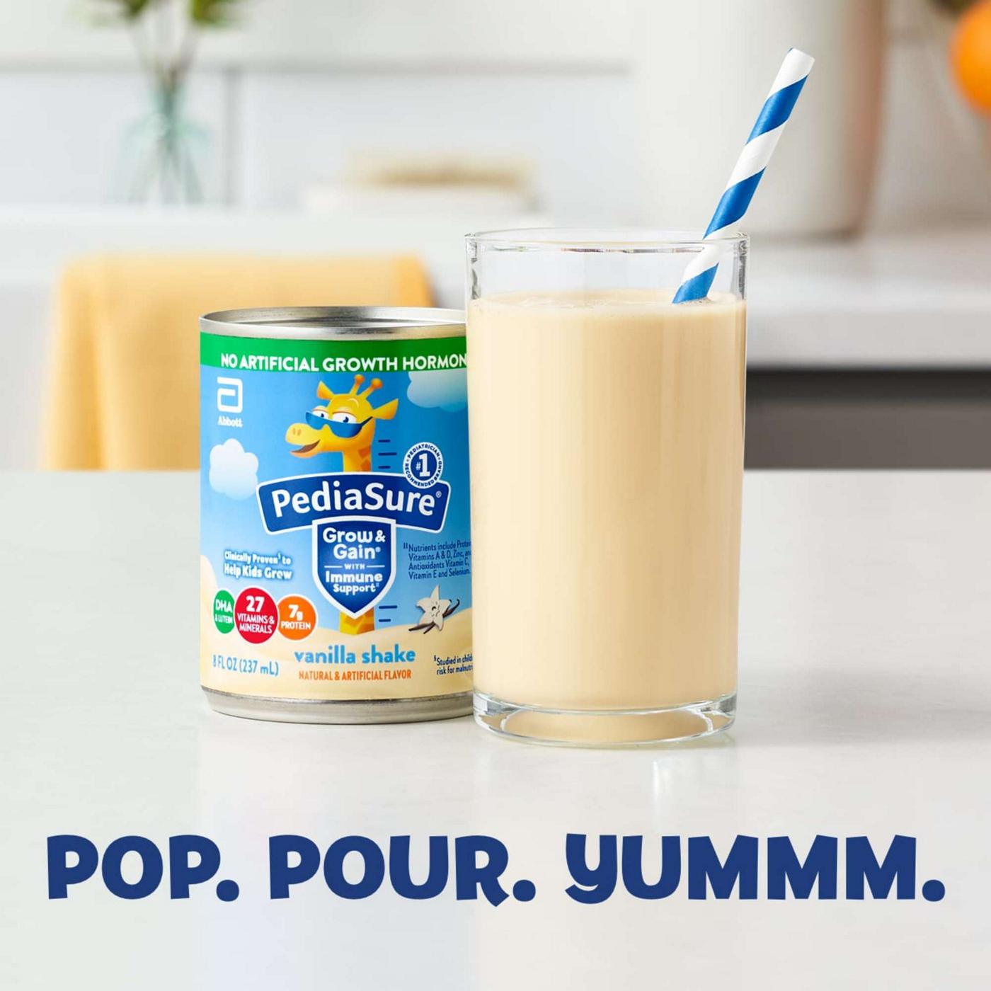 PediaSure Grow & Gain with Immune Support Nutritional Shake - Vanilla; image 3 of 11