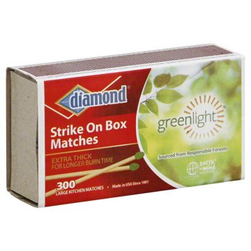 Diamond Strike On Box Matches, 300 ct