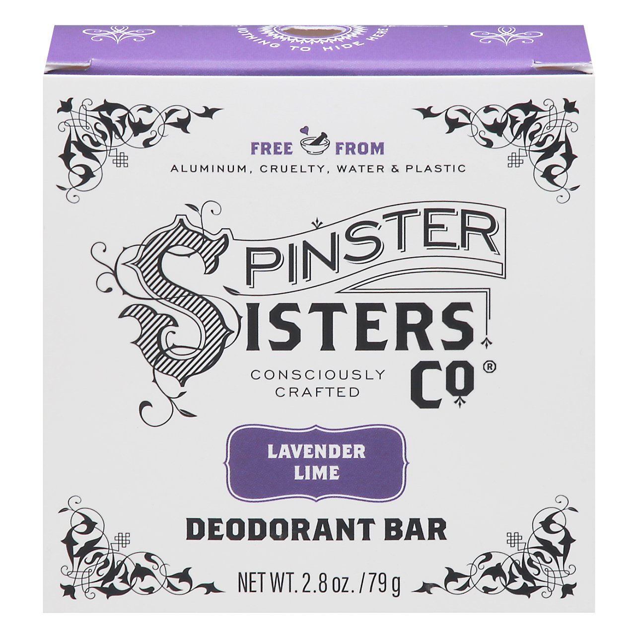 Spinster Sisters Co. Lavender Lime Deodorant Bar - Shop Deodorant ...