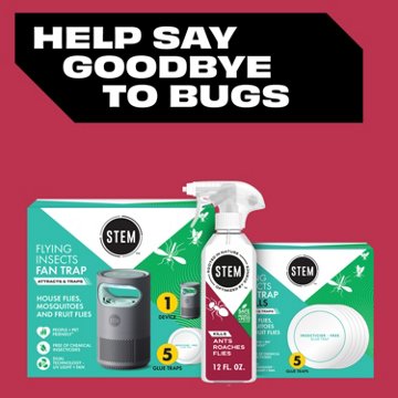 STEM Kills Ants Roaches & Flies Spray, 12 oz
