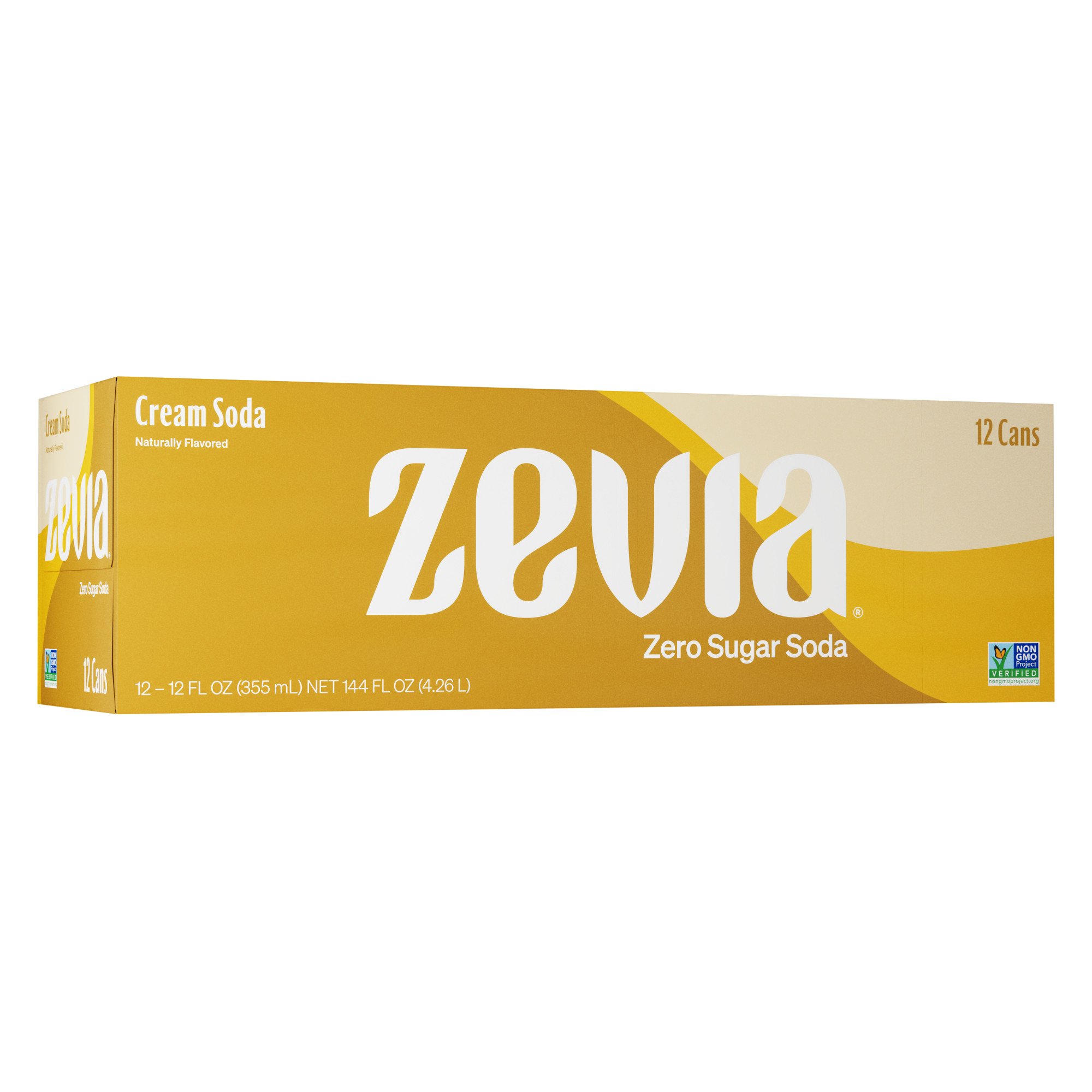 Zevia Zero Sugar Cream Soda 12 pk Cans Shop Soda at HEB