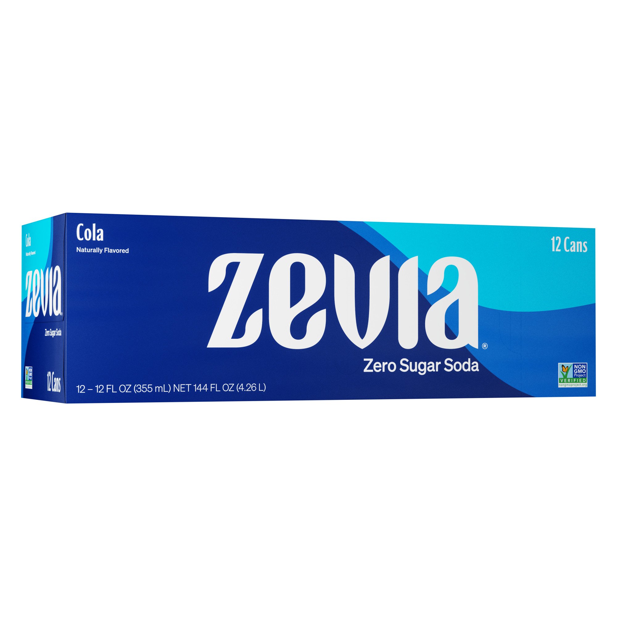 Zevia Zero Sugar Cola Soda 12 pk Cans Shop Soda at HEB