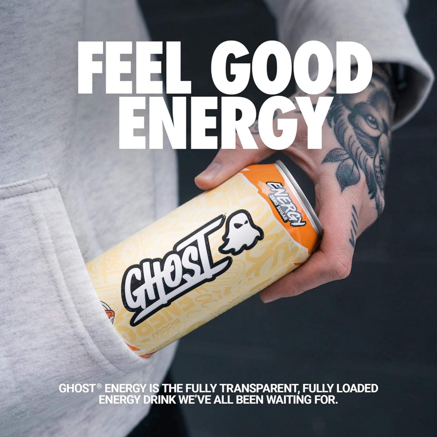 Ghost Zero Sugar Orange Cream Energy Drink; image 2 of 7
