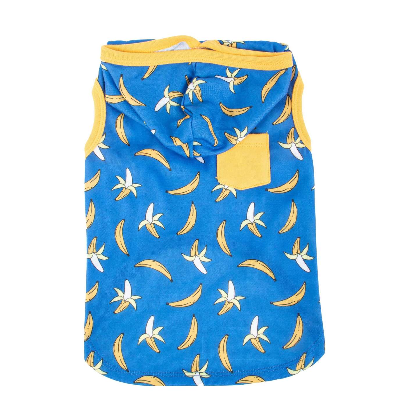 Simply Dog Large Banana Print Pocket Hoodie; image 1 of 2