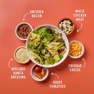 H-E-B Salad Bowl - BLT Chicken & Uncured Bacon
