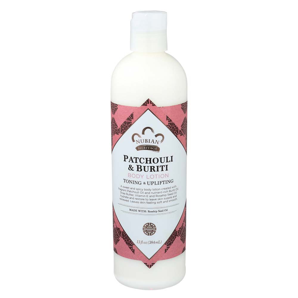 Nubian Heritage Body Lotion Patchouli & Buriti Shop Body lotion at HEB