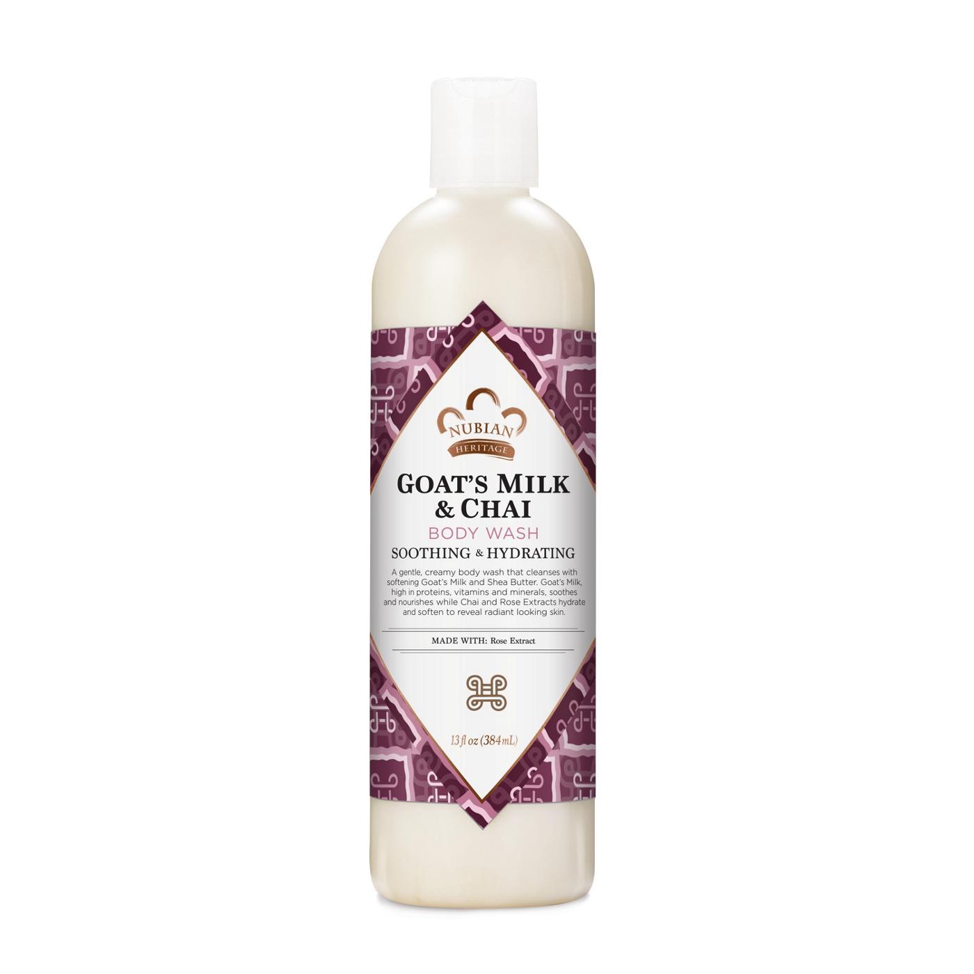 Nubian Heritage Body Wash - Goat's Milk & Chai; image 1 of 8