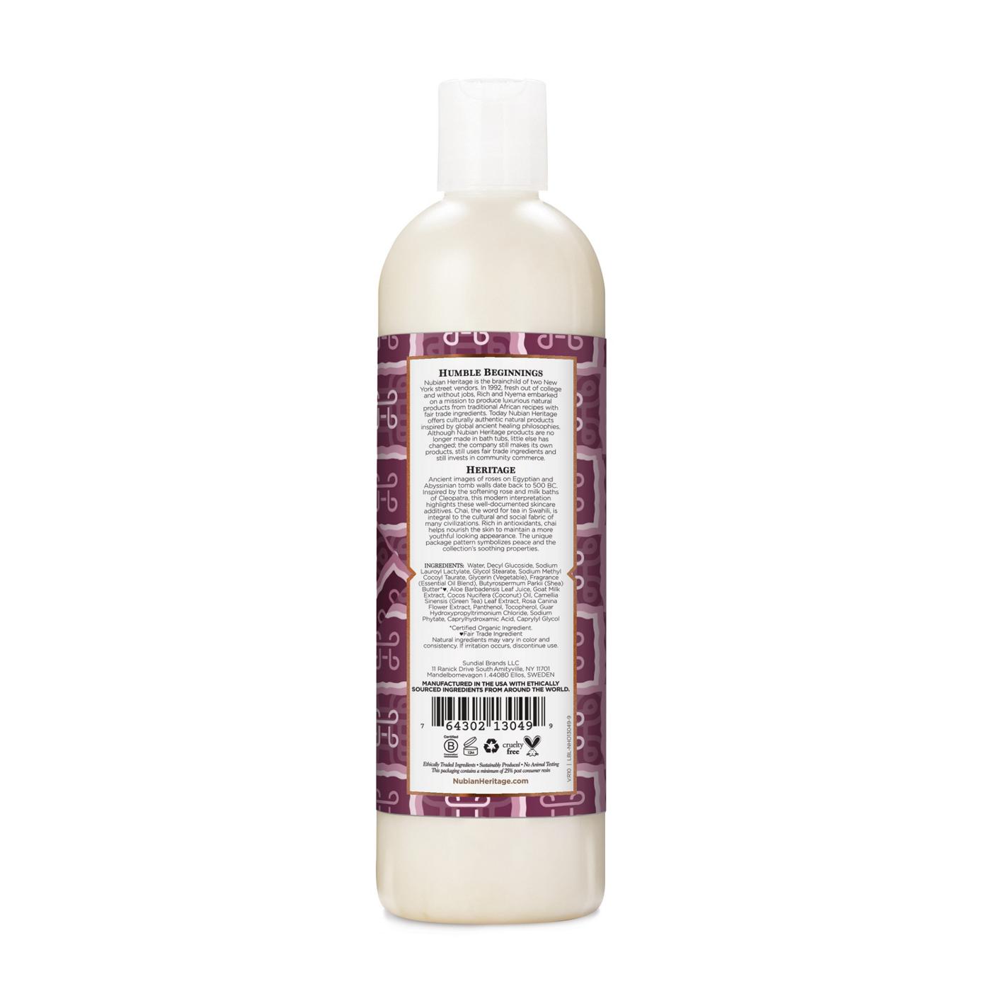 Nubian Heritage Body Wash - Goat's Milk & Chai; image 8 of 8