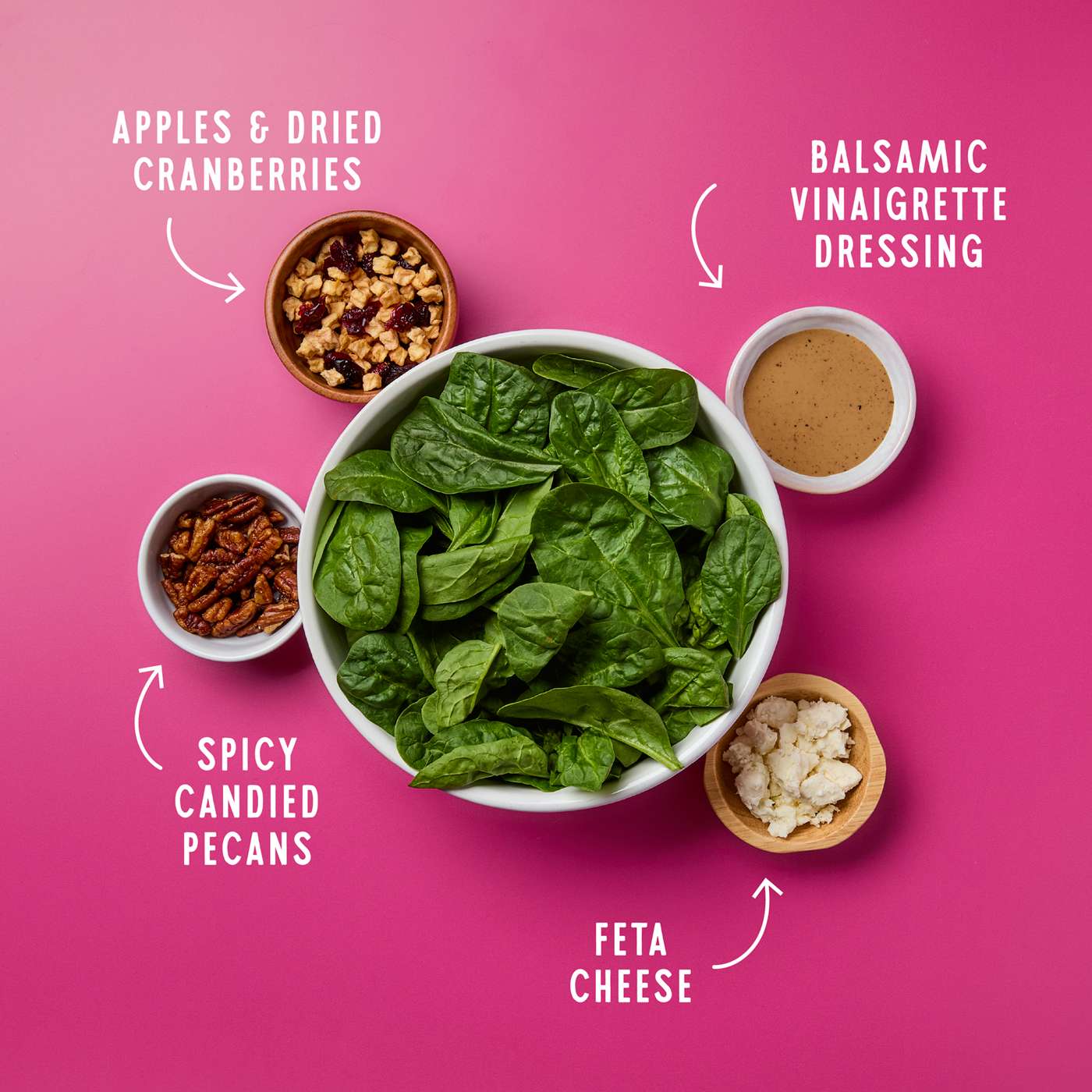 H-E-B Salad Bowl - Spinach Harvest; image 5 of 5