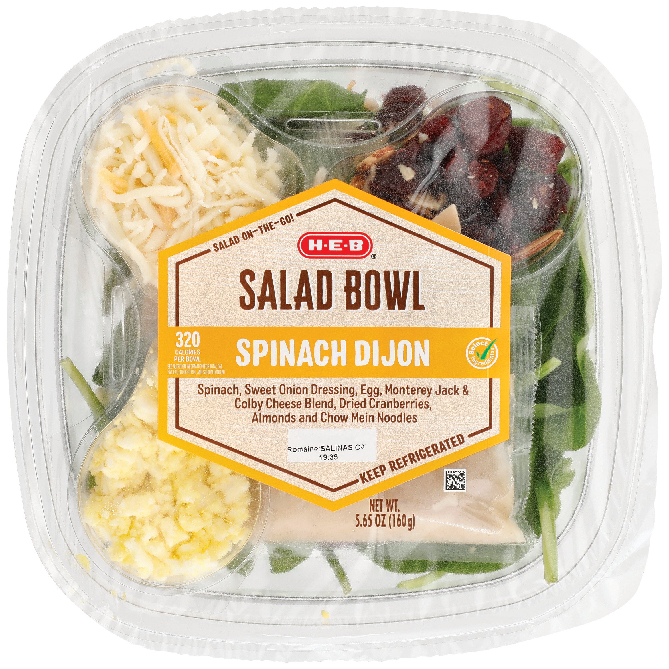 Kroger® Spinach Dijon Salad Bowl Kit, 4.9 oz - City Market