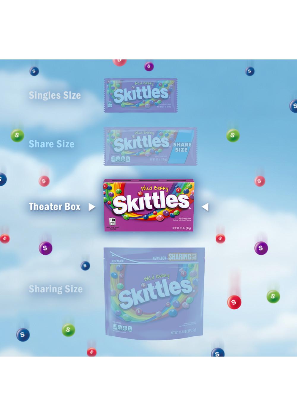 Skittles Wild Berry Chewy Candy Theater Box; image 6 of 6