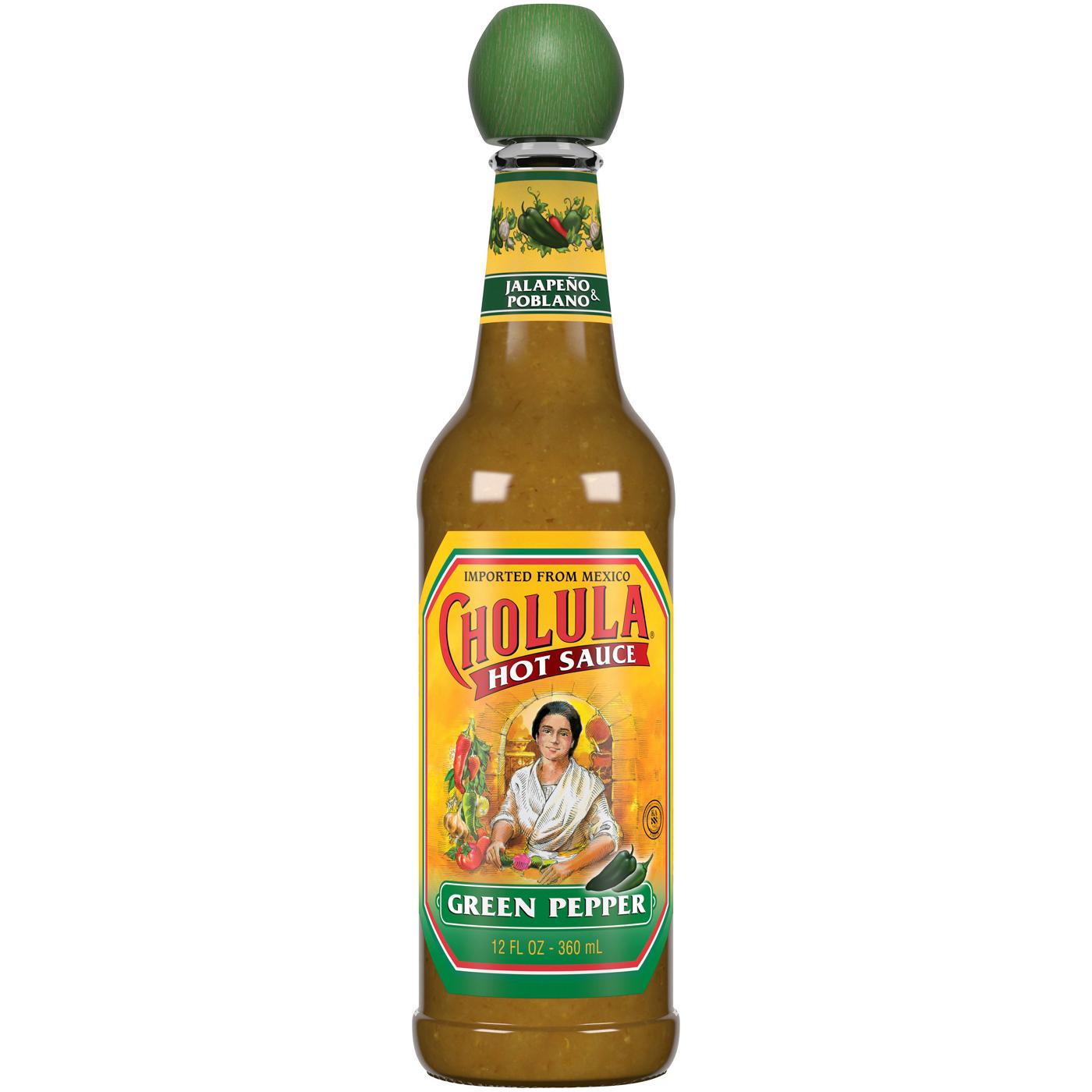 Cholula Green Pepper Hot Sauce; image 1 of 3