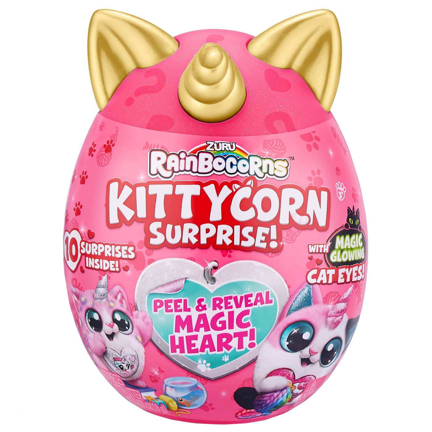 Rainbocorns Kittycorn Surprise! Sparkle Heart Series Mystery Egg; image 1 of 2