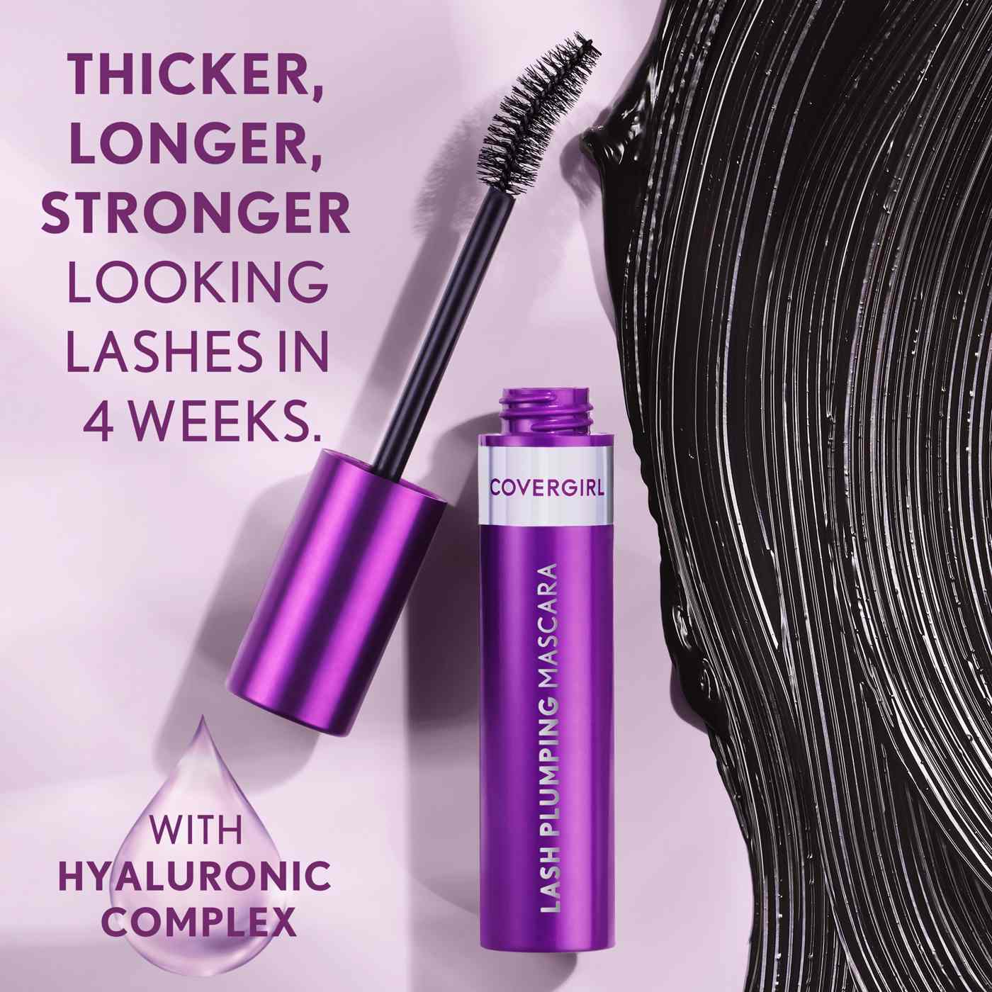 Covergirl Simply Ageless Lash Plumping Water Resistant Mascara - Black; image 9 of 10