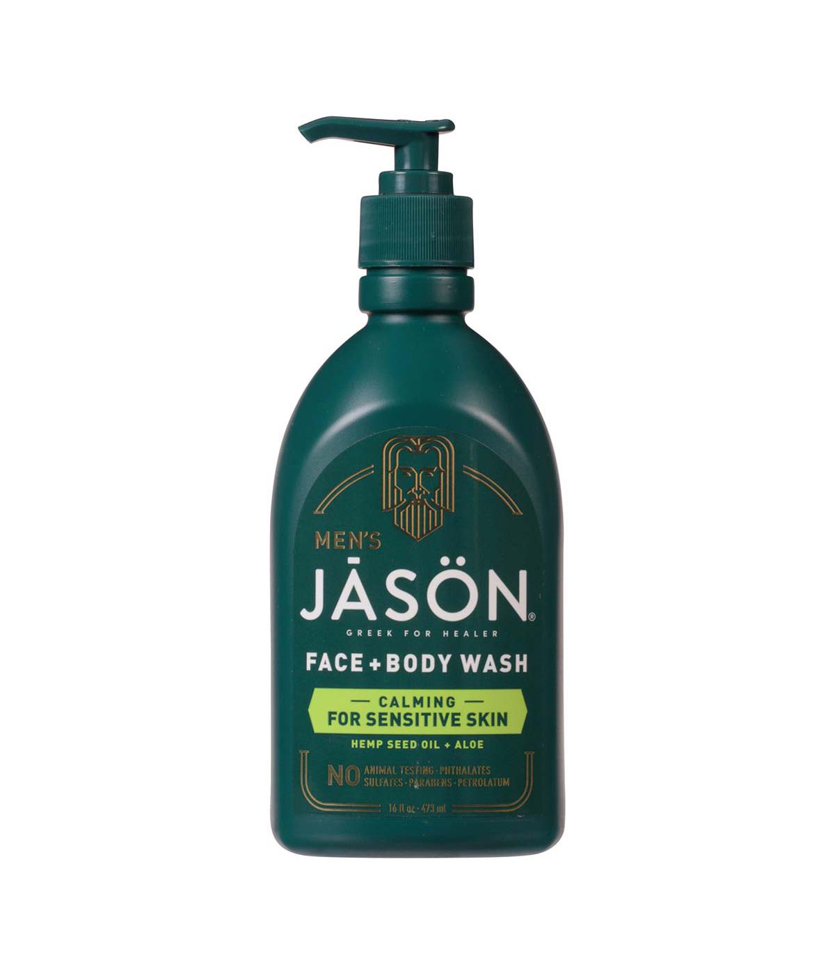 Jason Men's Face + Body Wash - Hemp Seed Oil + Aloe; image 1 of 2