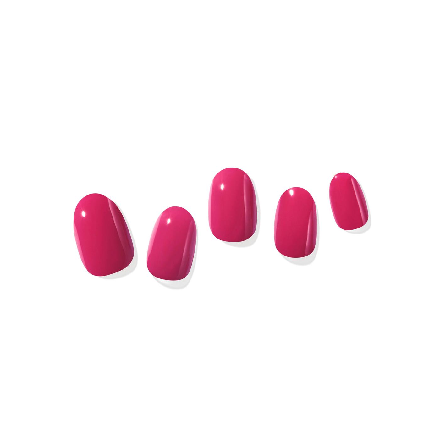 Dashing Diva Glaze Gel Nail Strips - Raspberry Pink; image 2 of 4