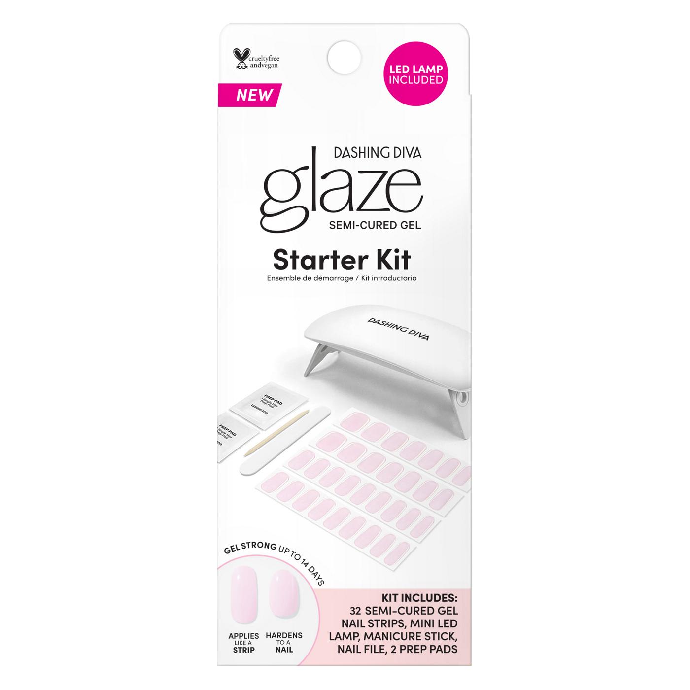 Dashing Diva Glaze Semi-Cured Gel Starter Kit; image 1 of 4