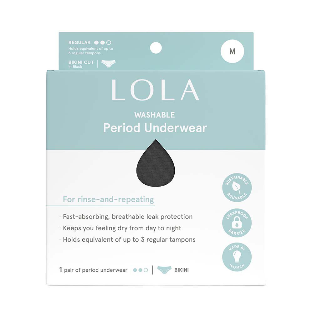 Lola Washable Period Underwear Medium Shop Pads & liners at HEB