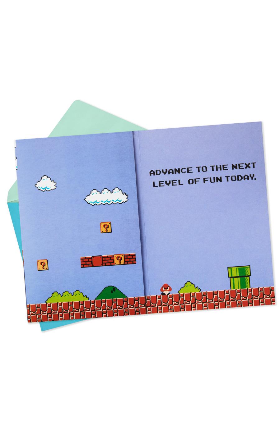 Hallmark Nintendo Classic Mario Fathers Day Card with Light and Sound ...