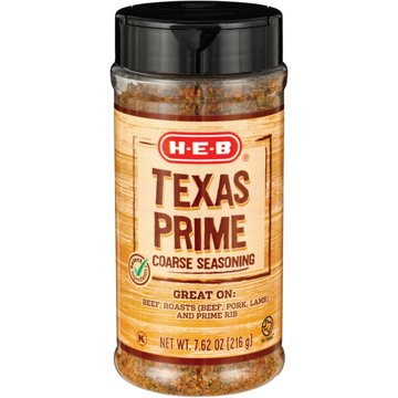 H-E-B Texas Prime Coarse Seasoning, 7.62 oz