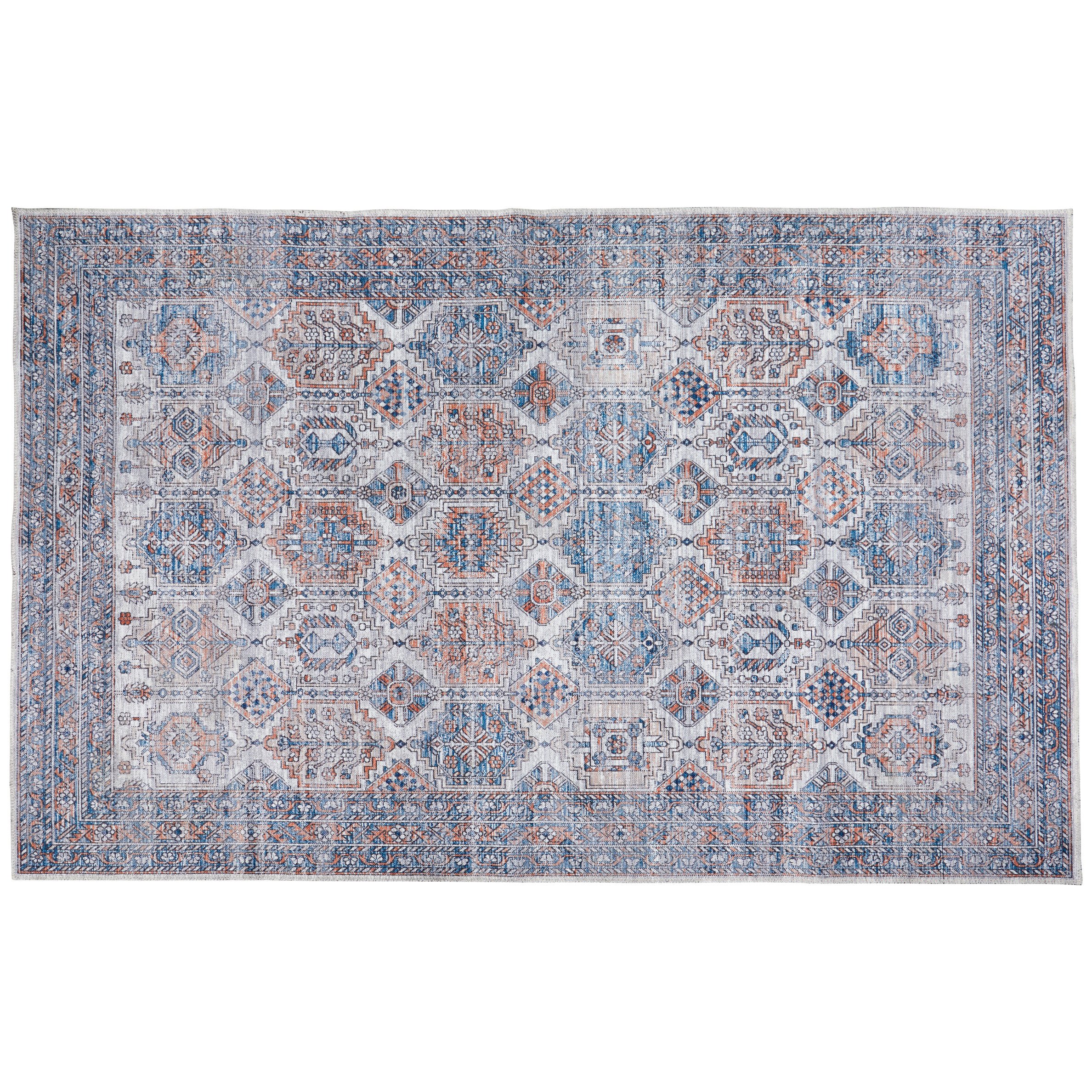 Haven + Key Oriental Mosaic Print Area Rug Blue Shop Rugs & Mats at