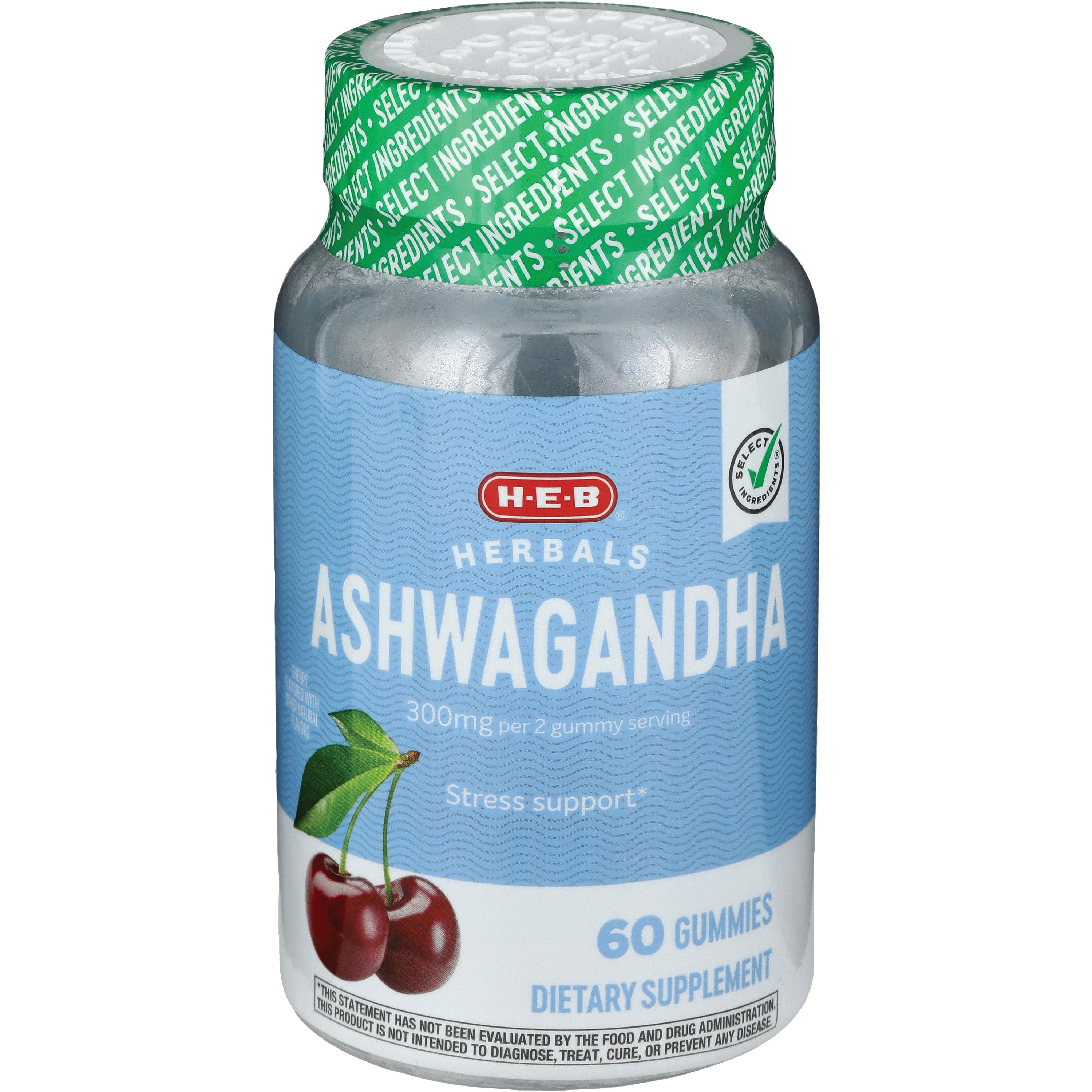 H-E-B Vitamins Ashwagandha Gummies - 300 mg, 60 ct