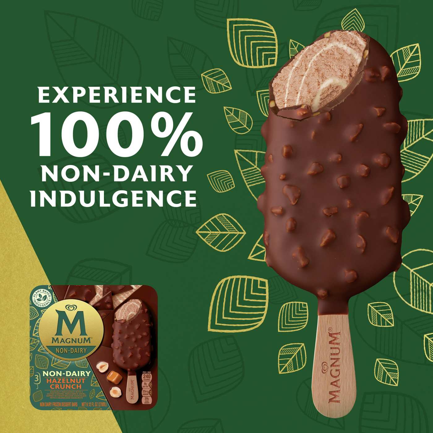 Magnum Non-Dairy Hazelnut Crunch Frozen Dessert Bars; image 5 of 8