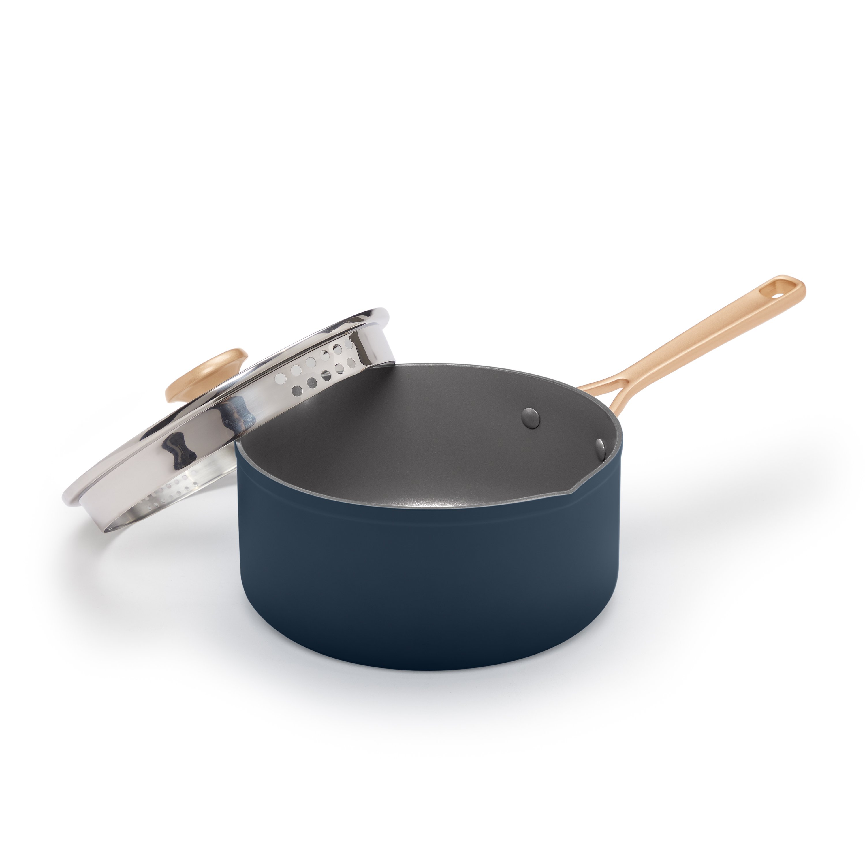 Kitchen & Table by H-E-B Non-Stick Saucepan - Ocean Blue - Shop Stock pots & sauce pans at H-E-B