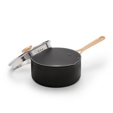 Kitchen & Table by H-E-B Non-Stick Saucepan - Classic Black, 3 qt
