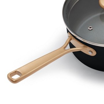 Kitchen & Table by H-E-B Non-Stick Saucepan - Classic Black, 3 qt