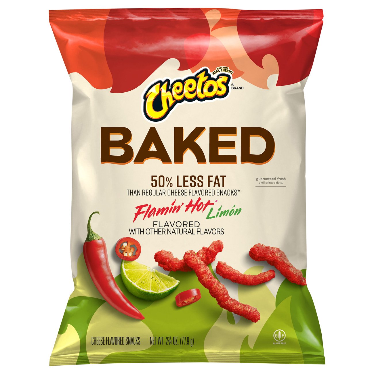 Cheetos Baked Crunchy Flamin' Hot Limon Snacks Shop Chips at HEB