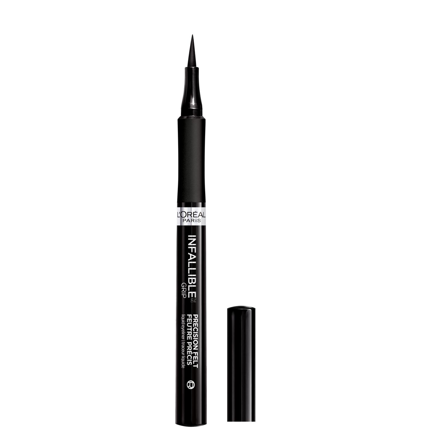 L'Oréal Paris Infallible Grip Precision Felt Waterproof Eyeliner - Black; image 3 of 4