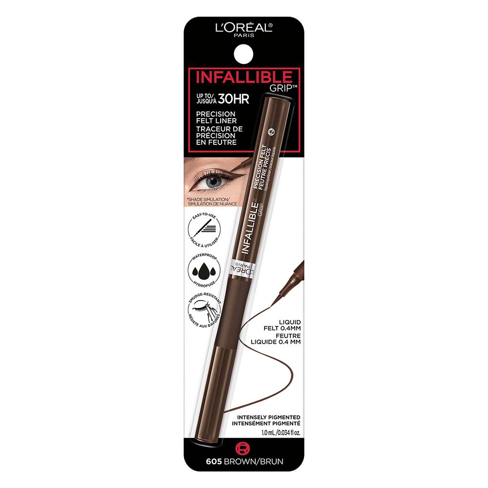 L'Oréal Paris Infallible Precision Felt Waterproof Brown - Shop Eyeliner
